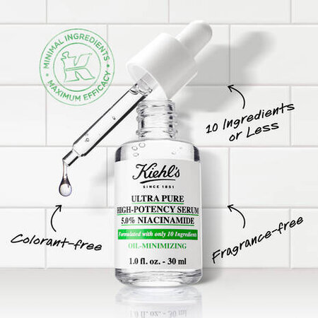Serum concentrat cu 5% Niacinamide High Potency Ultra Pure, 30 ml, Kiehl's 622251