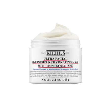 Masca intens hidratanta pentru seara cu 10.5% Squalane Ultra Facial Masque, 100 ml, Kiehl's