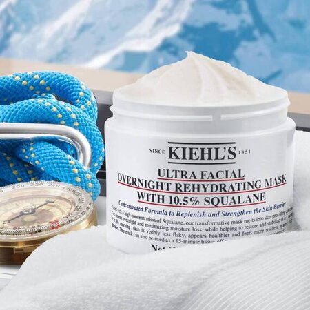 Masca intens hidratanta pentru seara cu 10.5% Squalane Ultra Facial Masque, 100 ml, Kiehl's 622270