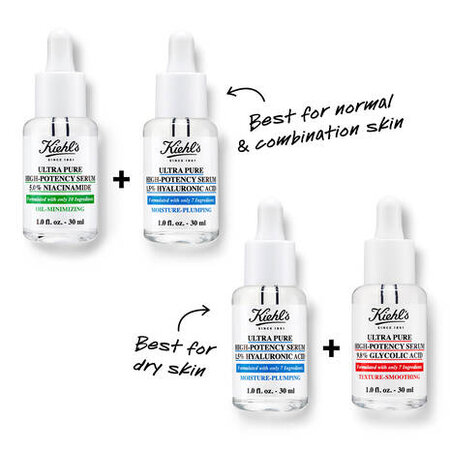 Serum concentrat cu 1.5% Acid Hialuronic High Potency Ultra Pure, 30 ml, Kiehl's 622305