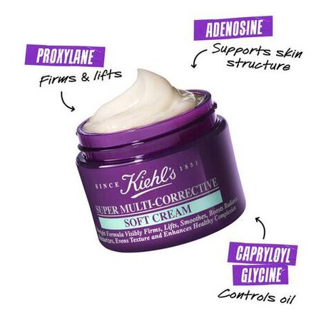 Crema de fata multi-corectoare Soft Super Multi-Corrective, 75 ml, Kiehl's 622427