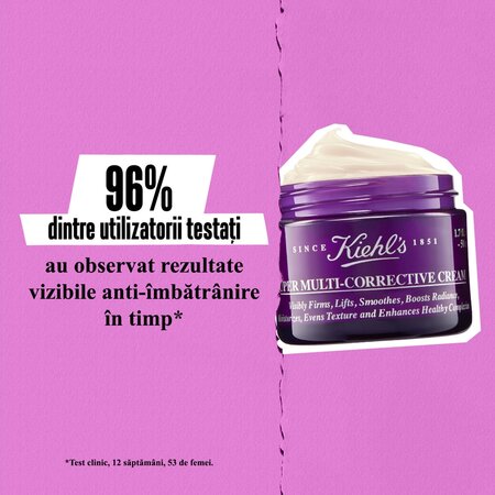 Crema antirid pentru toate tipurile de ten Super Multi-Corrective, 75 ml, Kiehl's 714326