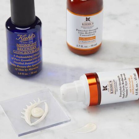 Serum de ochi cu Vitamina C Powerful Strength Line Reducing Eye Serum, 15 ml, Kiehl's 622501