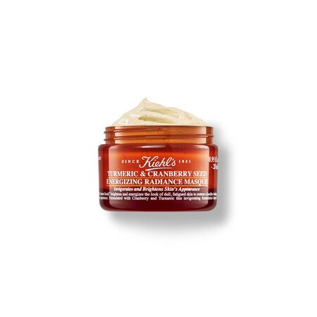 Masca de fata pentru luminozitate Turmeric & Cranberry Seed Energizing Radiance, 28 ml, Kiehl's 622629