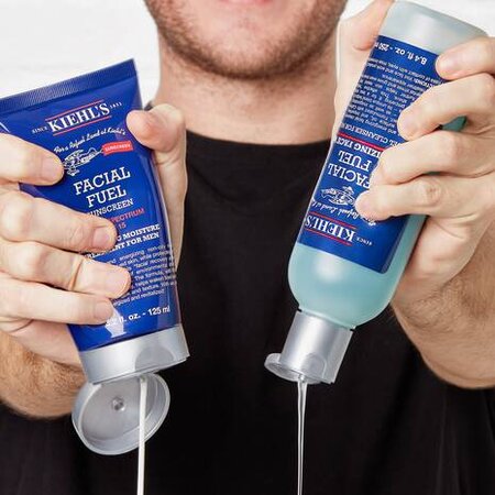 Gel de curatare energizant pentru barbati Facial Fuel Energizing Face Wash, 75 ml, Kiehl's 622709