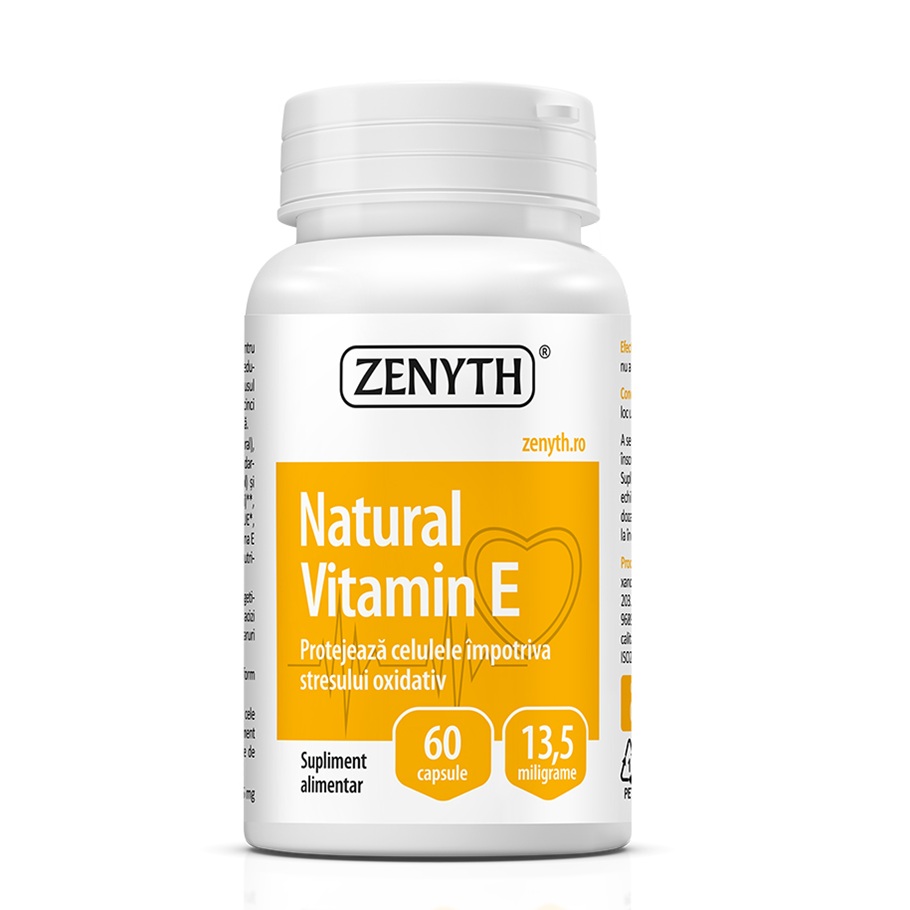 Vitamina E, 60 capsule, Zenyth