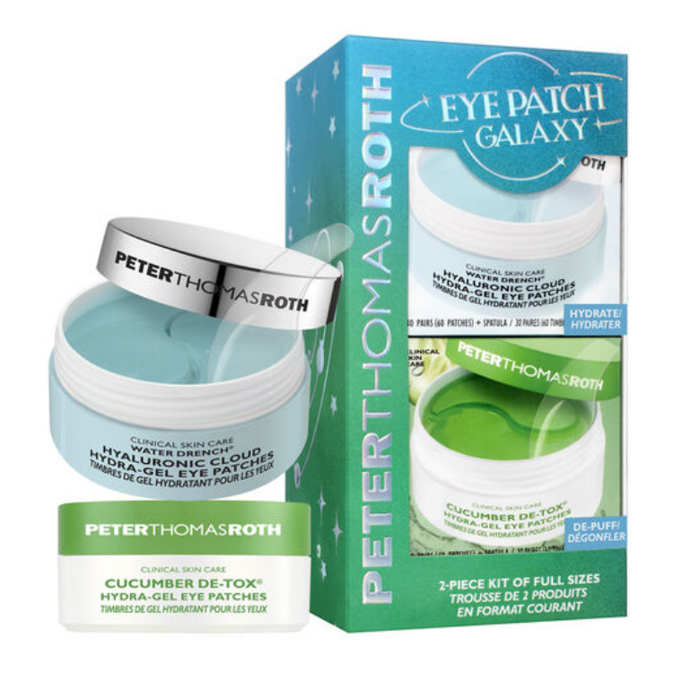 Pachet Plasturi pentru ochi Cucumber, 60 bucati + Plasturi pentru pchi Water Drench, 60 bucati, Peter Thomas Roth