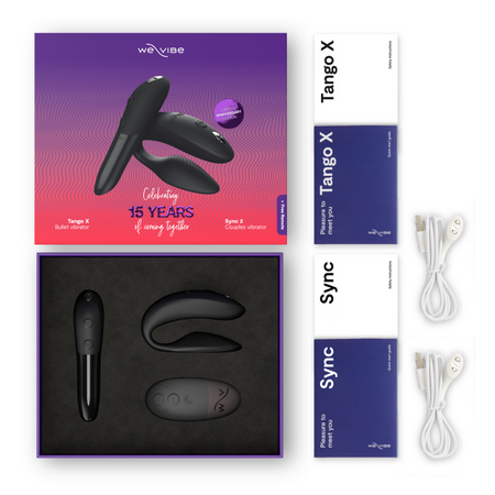 Pachet Anniversary Collection Vibrator Sync 2, 1 bucata + Vibrator Tango, 1 bucata, We-Vibe 623277