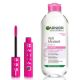 Pachet Apa micelara 3 in 1 pentru ten sensibil Skin Naturals, 400 ml, Garnier + Mascara Lash Sensational Firework, 10 ml, Maybelline 673656