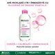 Pachet Apa micelara 3 in 1 pentru ten sensibil Skin Naturals, 400 ml, Garnier + Mascara Lash Sensational Firework, 10 ml, Maybelline 623082