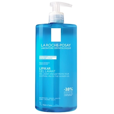 Gel de curatare calmant pentru pielea sensibila sau uscata Lipikar, 1000 ml, La Roche Posay