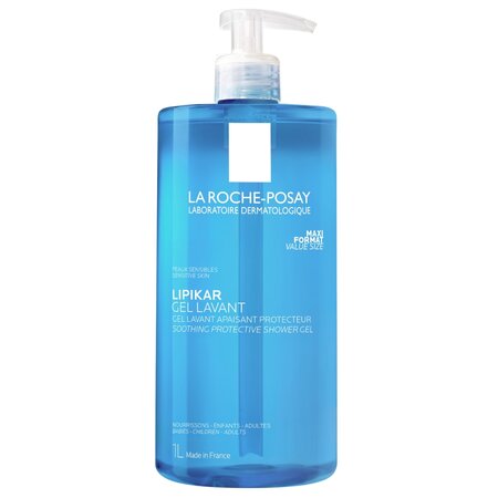 Gel de curatare calmant pentru pielea sensibila sau uscata Lipikar, 1000 ml, La Roche Posay
