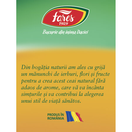 Ceai cu Lamai verzi si Portocale, 20 plicuri, Fares 623857