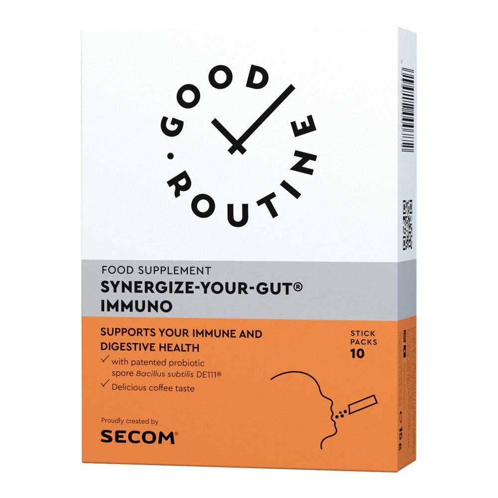 Synergize Your Gut Immuno Good Routine, 10 plicuri, Secom