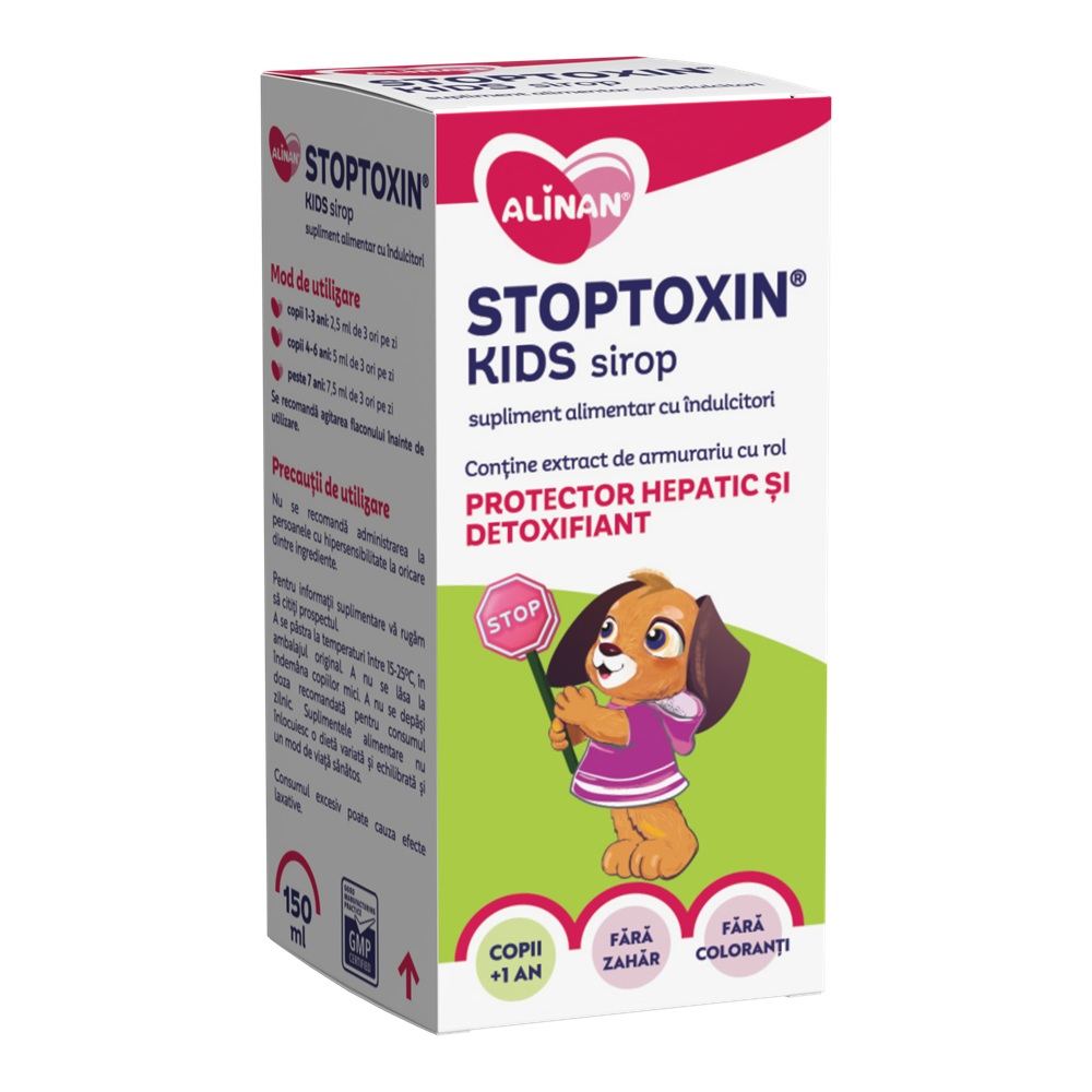 Sirop pentru copii Stoptoxin Alinan, 150 ml, Fiterman Pharma