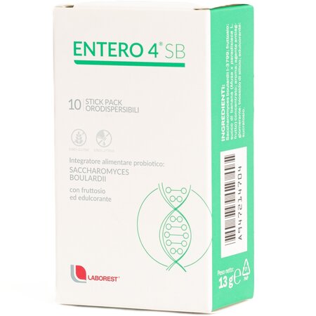 Entero 4 SB, 10 plicuri orodispensabile, Laborest 721284