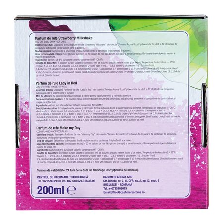 Pachet Parfumuri de rufe Timeless Aroma Boost, 3 x 200 ml, Cashmere Aroma 624274