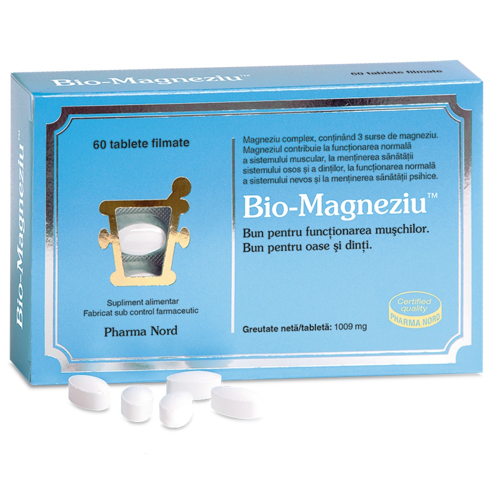 Bio-Magneziu, 60 tablete, Pharma Nord