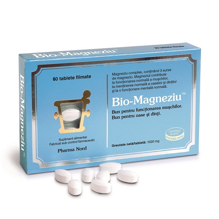 Bio-Magneziu, 60 tablete, Pharma Nord