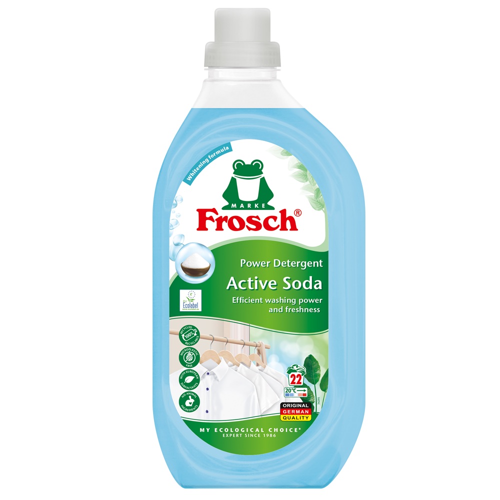 Detergent lichid pentru rufe Power Soda, 1500 ml, Frosch
