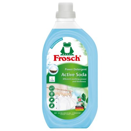 Detergent lichid pentru rufe Power Soda, 1500 ml, Frosch