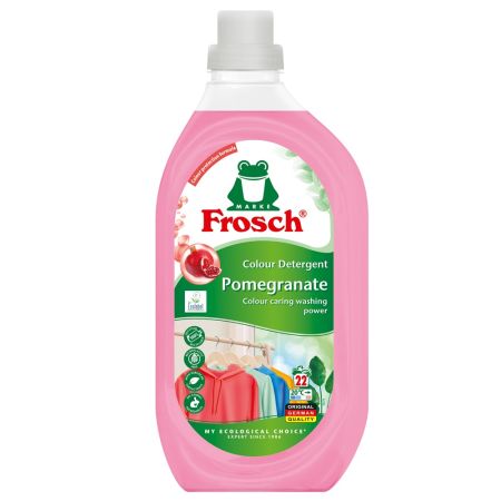 Detergent lichid pentru rufe colorate cu parfum de rodie, 1500 ml, Frosch