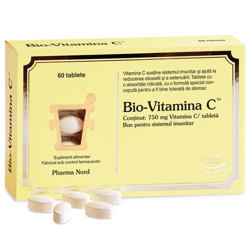 Bio-Vitamina C, 60 tablete, Pharma Nord