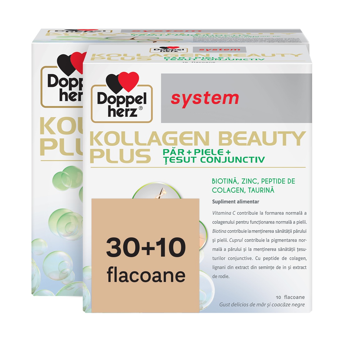 Kollagen Beauty Plus, 30 + 10 flacoane, Doppelherz