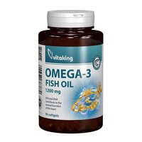 Omega 3 ulei de peste, 1200 mg, 90 capsule, Vitaking