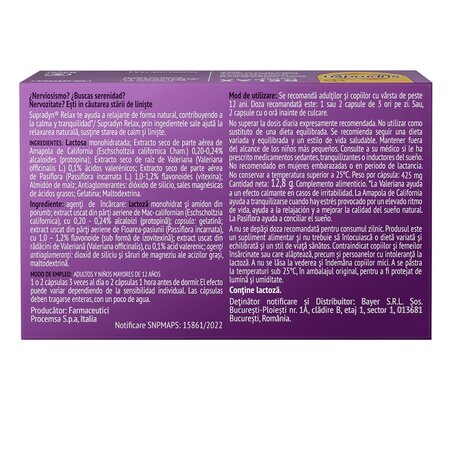 Supradyn Relax, 30 capsule, Bayer 626111