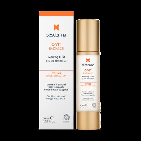 Fluid pentru luminozitatea tenului C-Vit Radiance, 50 ml, Sesderma 713649