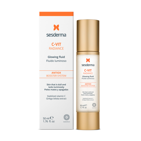 Fluid pentru luminozitatea tenului C-Vit Radiance, 50 ml, Sesderma 713649