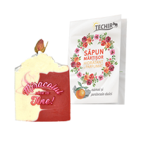 Sapun Martisor hidratant si parfumat cu namol si portocale dulci, 120 g, Techir