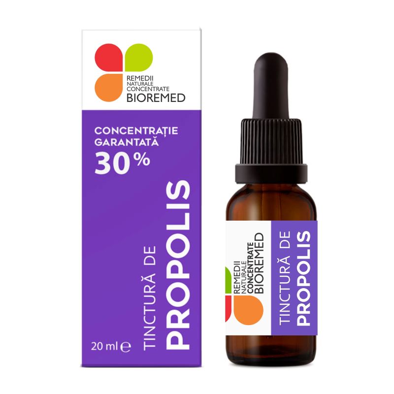 Tinctura de Propolis, 30%, 20 ml, Bioremed