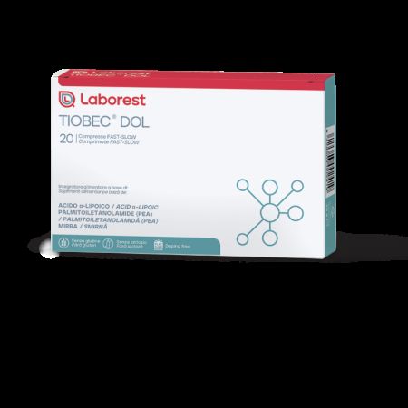 Tiobec Dol, 20 comprimate filmate, Laborest