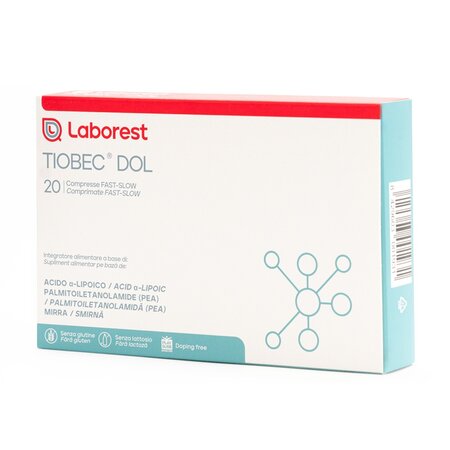Tiobec Dol, 20 comprimate filmate, Laborest Italia 721190