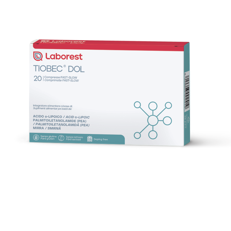 Tiobec Dol, 20 comprimate filmate, Laborest