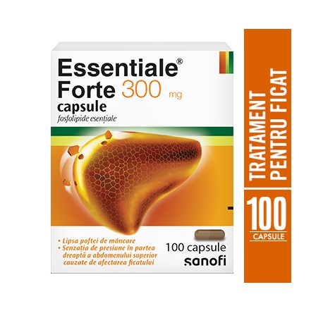 Essentiale Forte, 600 mg, 100 capsule, Sanofi