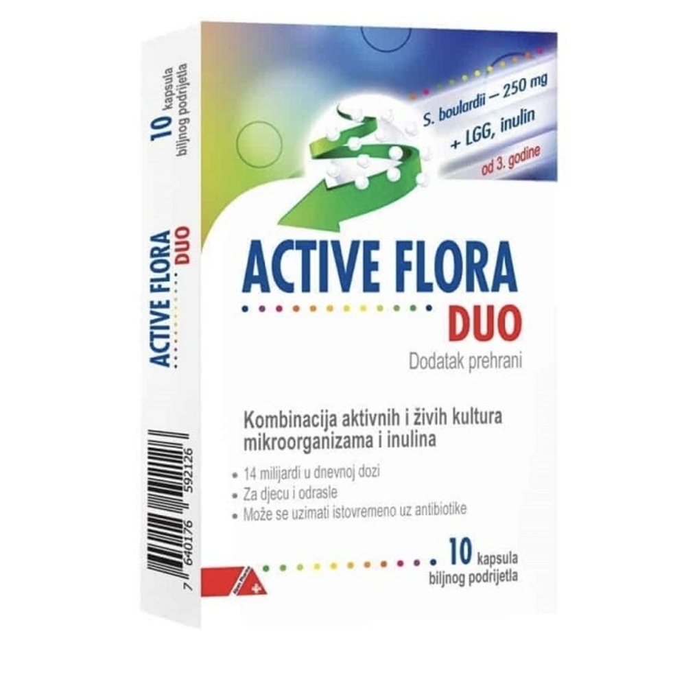 Probiotice Si Prebiotice Active Flora Duo, 10 capsule, Master Pharma