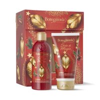 Set Craciun Gel de dus cu aroma de scortisoara si vanilie 250 ml + Lapte de corp 150 ml Scie di Magia, Bottega Verde