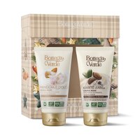 Set Craciun Crema de maini cu arome delicate de unt de shea si migdale dulci 2 x 75 ml Karite, Bottega Verde