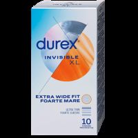 Prezervative Invisible XL, 10 bucati, Durex