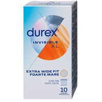 Prezervative Invisible XL, 10 bucati, Durex
