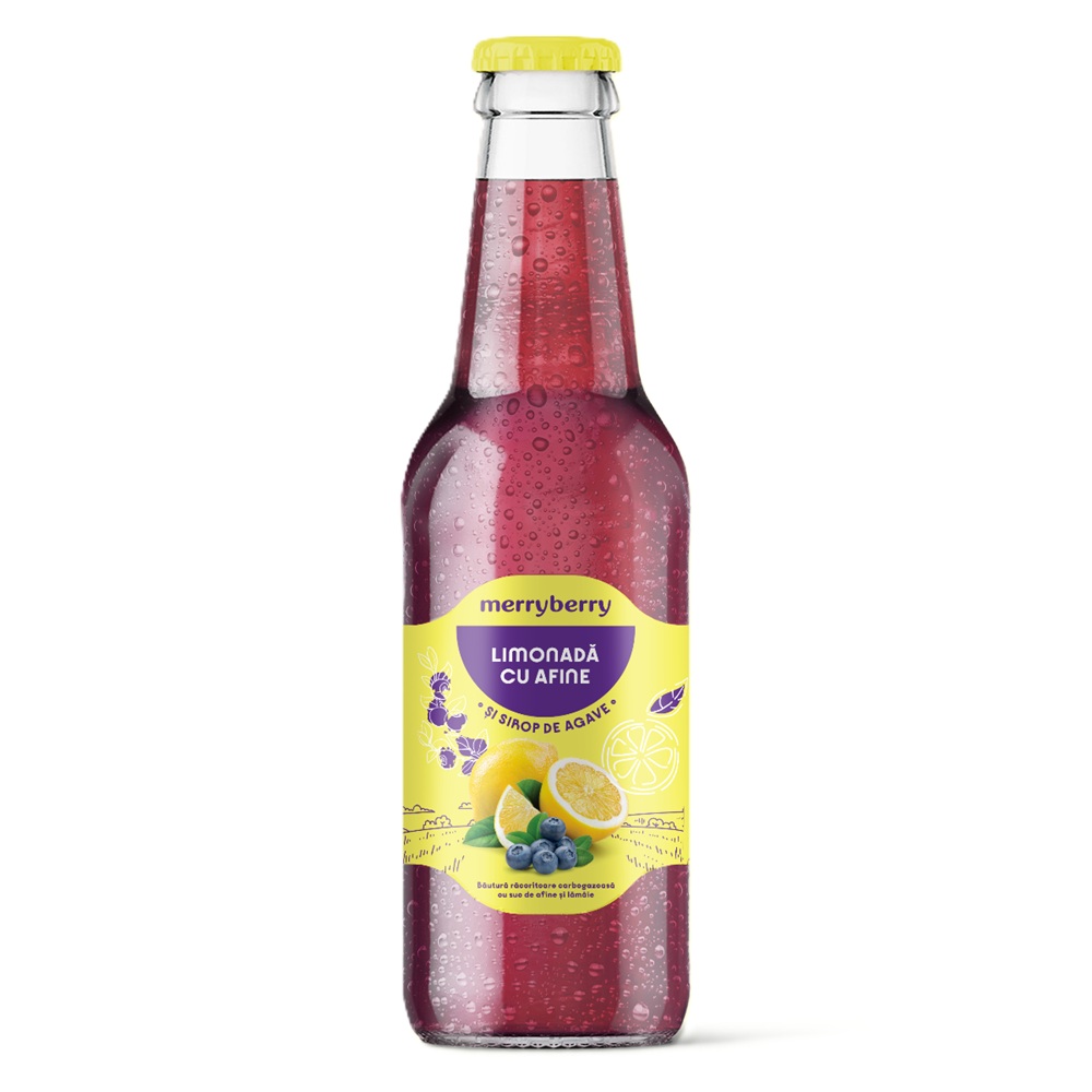 Limonada cu afine, 200 ml, MerryBerry