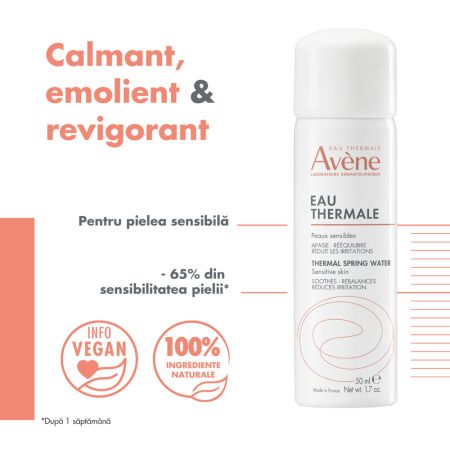 Apa termala spray, 50 ml, Avene 660598