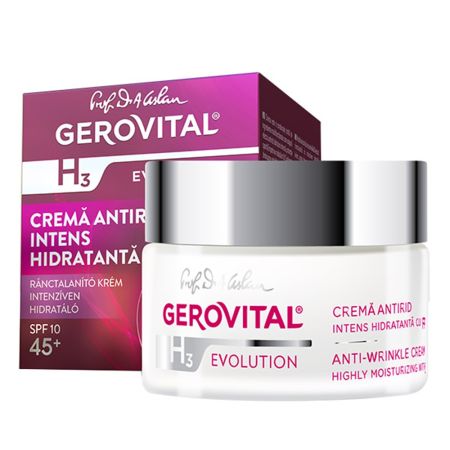 Crema antirid intens hidratanta 45+ SPF10 H3 Evolution