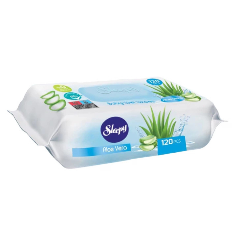 Servetele umede Aloe Vera, 120 bucati, Sleepy