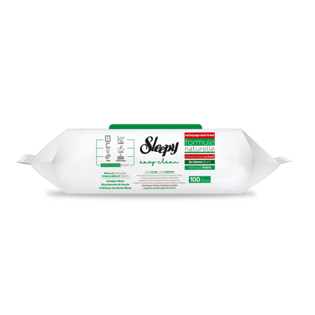 Servetele umede multisuprafete Easy Clean White Soap, 100 bucati, Sleepy 627823
