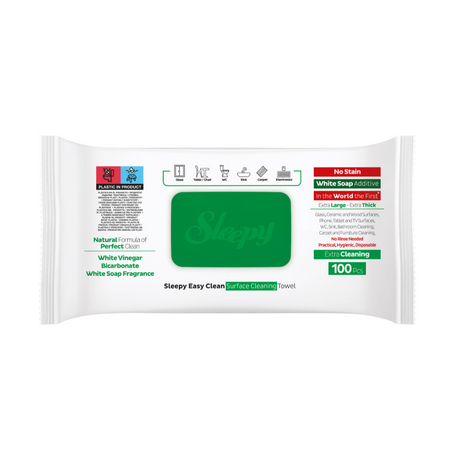 Servetele umede multisuprafete Easy Clean White Soap, 100 bucati, Sleepy 627822