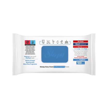 Servetele umede multisuprafete Easy Clean Bleach Additive, 100 bucati, Sleepy 627839